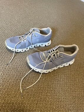 On Running Women's Cloud Athletic Shoes in Light Lavender